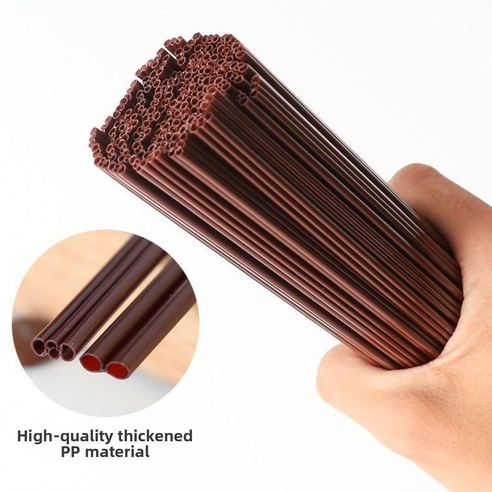 100/200/500 PCS Plastic Coffee Straw Food Grade Disposable Straw Juice Straws  Coffee Drinks