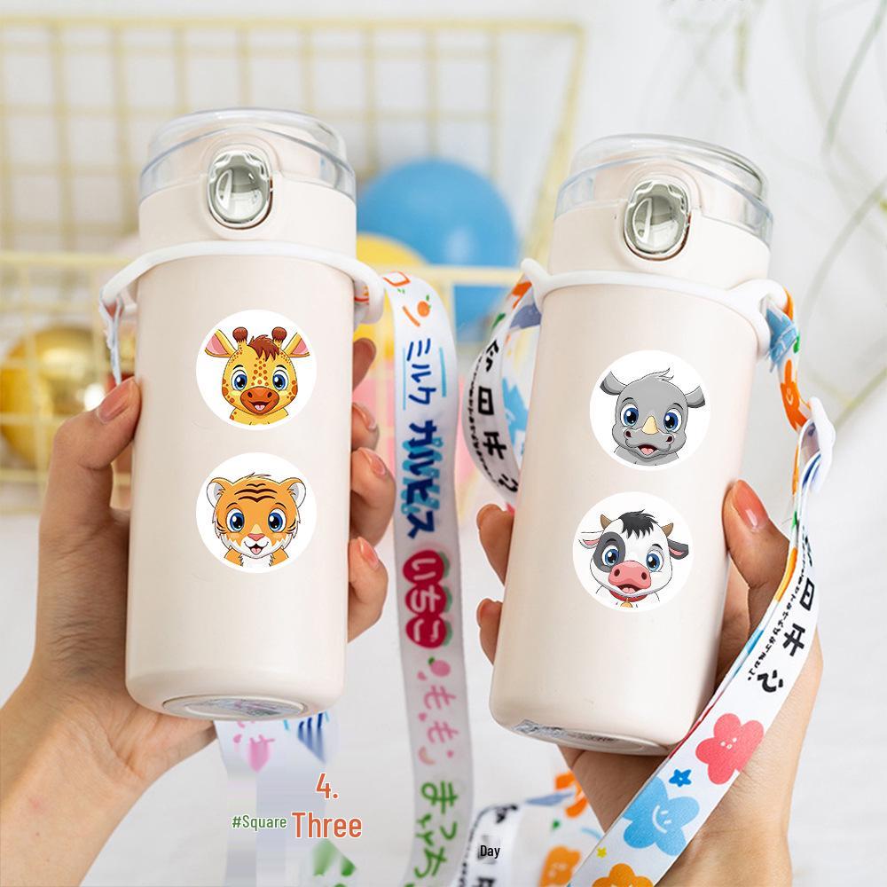Cross-border Cartoon Animal Sticker Roll - DIY Journal Die-cut Adhesive Tape