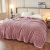 Skin-Friendly Warm Blanket Warm Conditioning Quilt New Plush Striped Blankets