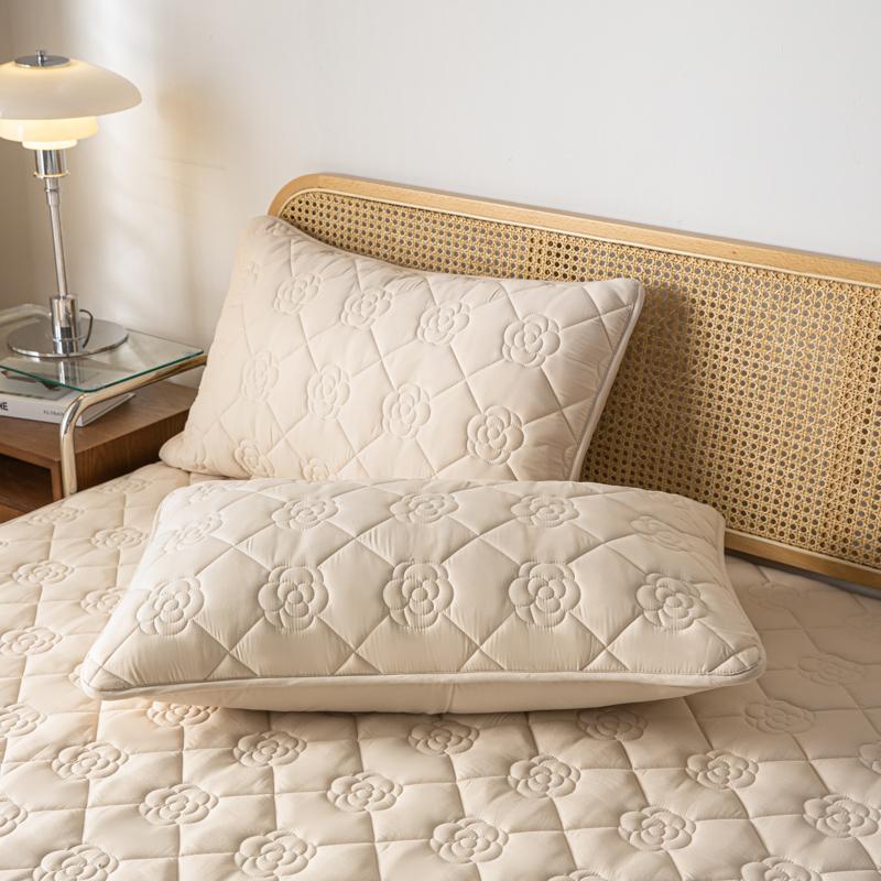 1 Stück wasserdichter Kissenbezug aus Jacquardgewebe, feuchtigkeits- und schweißfest, 48 x 74 cm, für Schlafzimmer, Zuhause, Hotel, Detor