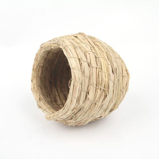 Yousheng Handgewebtes Taubennest Warmer Unterschlupf Verstärkte Kanten Natürliches Atmungsaktives Vogelhaus Aufhängbar Papageien Brutnest