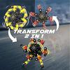 4PC Cool Fidget Spinning Top Focus Toy with Transformable Chain Mechanical Spiral Twister