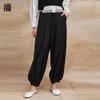Women's High-Waist Tapered Suit Pants