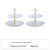 European Three-Tier Dessert Stand: Elegant Fruit Plate and Cake Display for Afternoon Tea