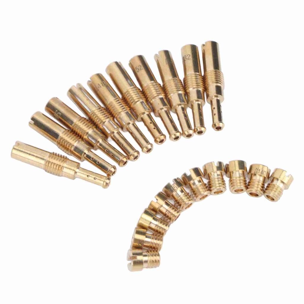 Vergaser Hauptdüsen-Set 20 Stück, Metall Haupt- und Leerlaufdüsen PWK OKO