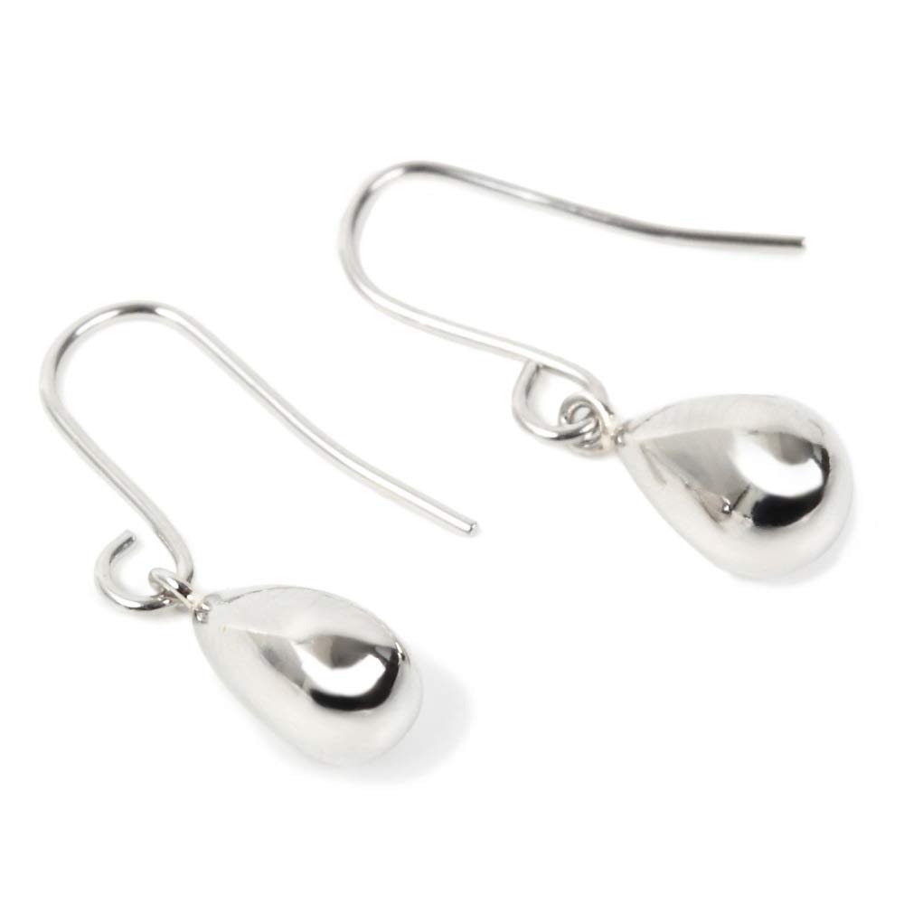 Platinum Drop Dangle Pear Pt900 Earrings, Shape, Women's,