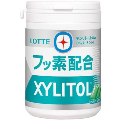 Lotte Xylitol Gum + Fluoride [Peppermint] Slim Bottle 125gFeatureFluoride-containing Products from FeatureFluoride-containing Products from the Xylito