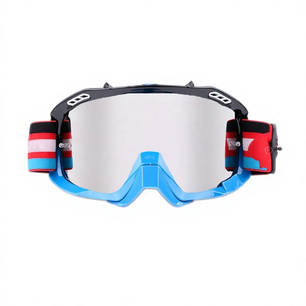Maßgeschneiderte Motorrad ATV Brillen Motocross Brillen Off Road Dirt Bike Motorradhelm Brille Ski Sport Mountainbike Sonnenbrillen