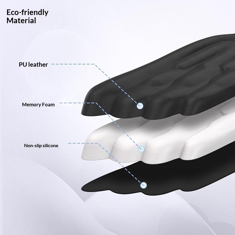 Engelsflügel-förmige Tastatur-Maus-Handgelenkauflage Flügel Memory-Schaum Anti-Rutsch-Silikon Ergonomische Handgelenkstütze Tischmatte Mauspads