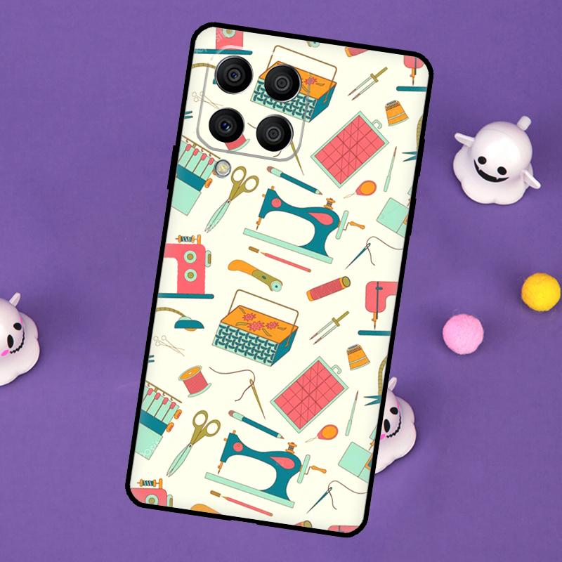 Sewing Machine Cover For Samsung Galaxy M32 M52 M12 M13 M33 M23 M53 M15 M55 M31 M51 M14 M34 M54 M20 Case