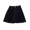 Elastic Women Corduroy Shorts High Waist Loose Streetwear Casual Wide Leg Short Pants  Girl
