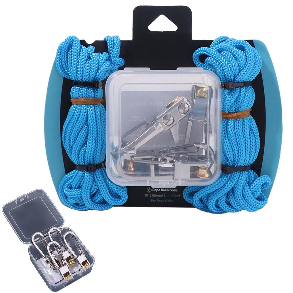 Lock Buckle Paracord Adjusters Non-Slip Cable Puller Multifunctional Rope Tension Adjuster  Outdoor