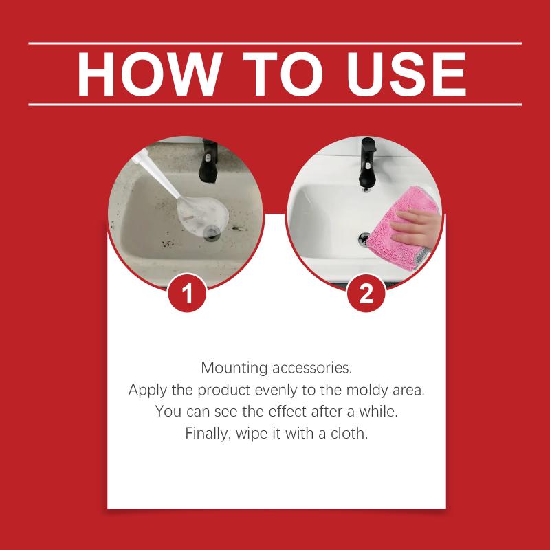 Mold Removal Gel, Wall And Wall Cleaning Agent, Furniture And Tile Mold Removal Gel
