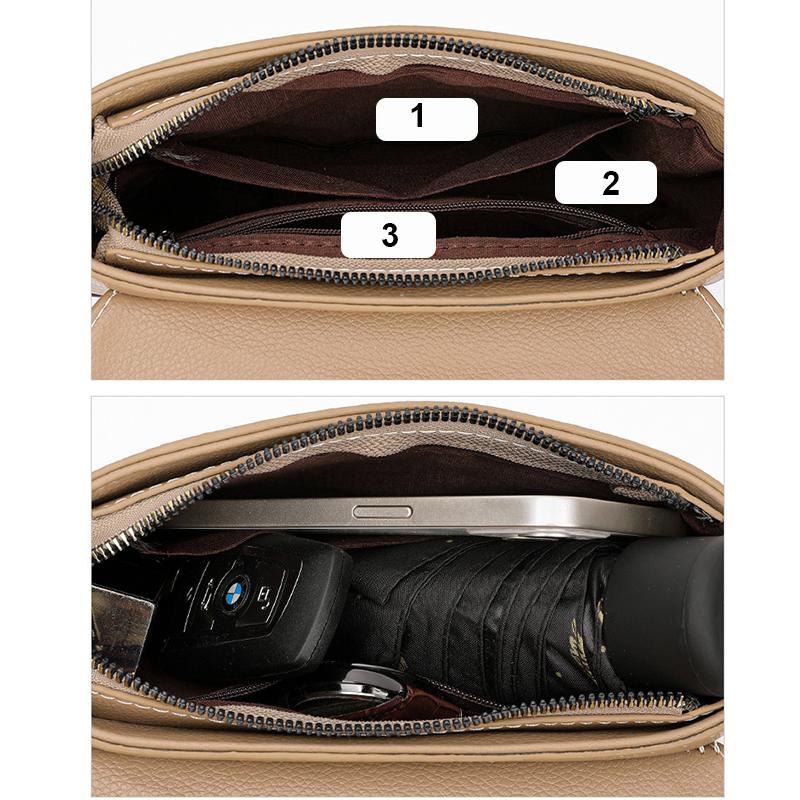PU Leather Shoulder Bags For Women Fashi Flap Crossbody Messenger Bag Luxury Ctrast Color Messenger Handbag Shopping Purse