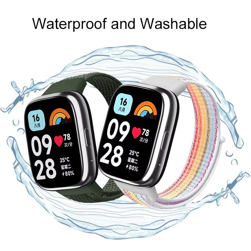 Oryginalna Pętla Nylonowa do Xiaomi Redmi Watch 3 active Akcesoria do Pasków sportowy Oddychająca Zamienna Correa dla Redmi 3 Lite band