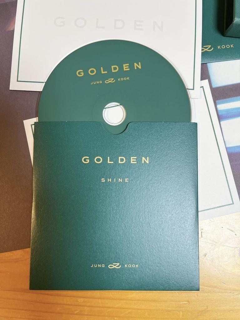 [USED] BTS JUNG KOOK GOLDEN SHINE Album