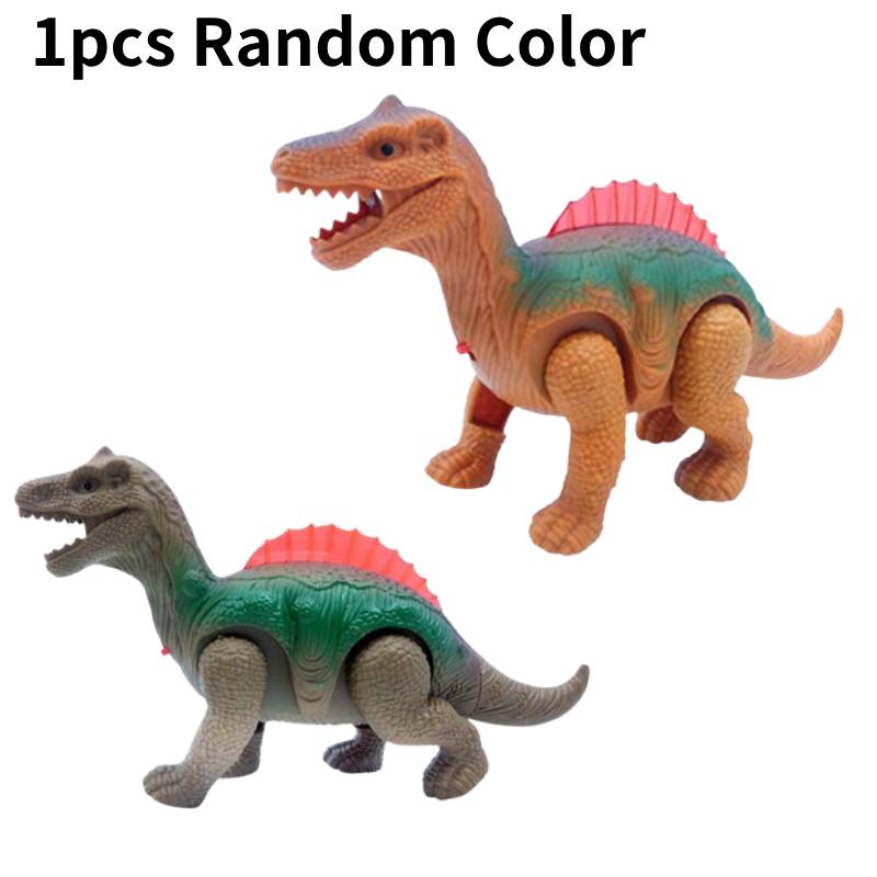 

Электрический ходячий динозавр свет звук игрушки модель животного детские подарки веселье