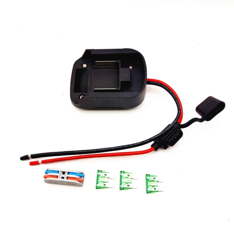 MultiPurpose 18V 21V Battery Converter Battery Adapter Fuse Protections Stable Voltages Output for 18V/21V Battery BL183