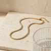 French Niche Shiny Zircon Tennis Chain Bracelet, High-End Light Luxury Necklace, Stainless Steel Jewelry Women'S Br-1241
