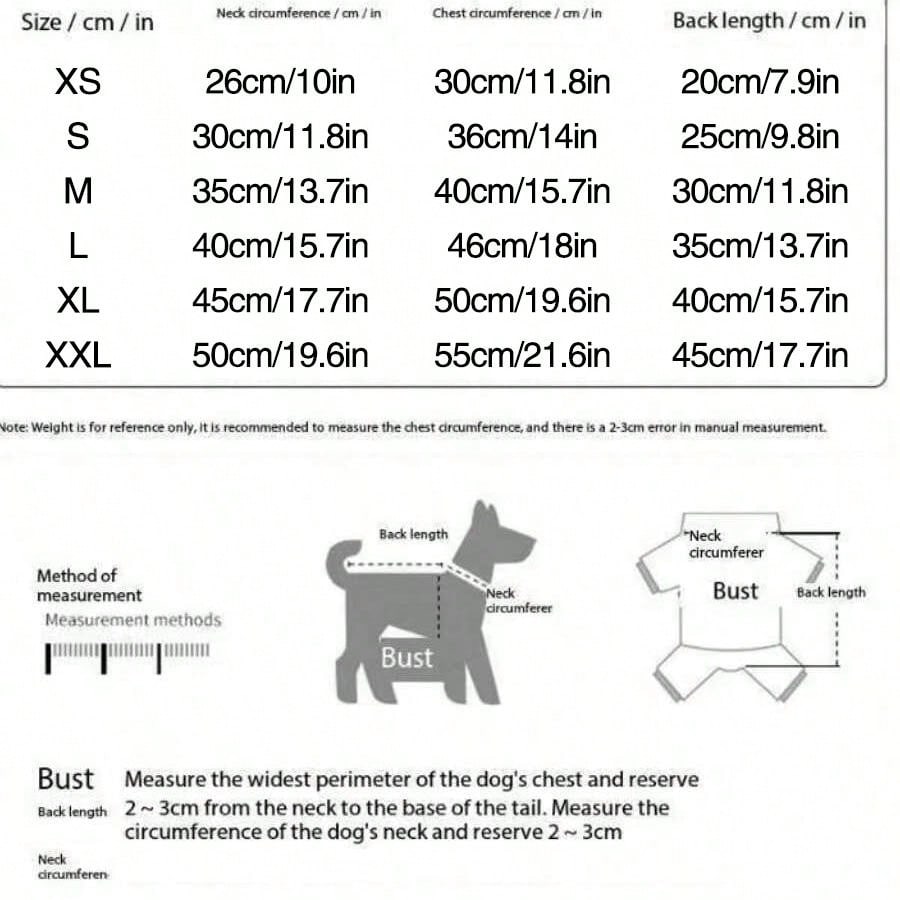 Pet Clothes, Striped Shirt for Dogs, Leg-Hole Clothes for Cats