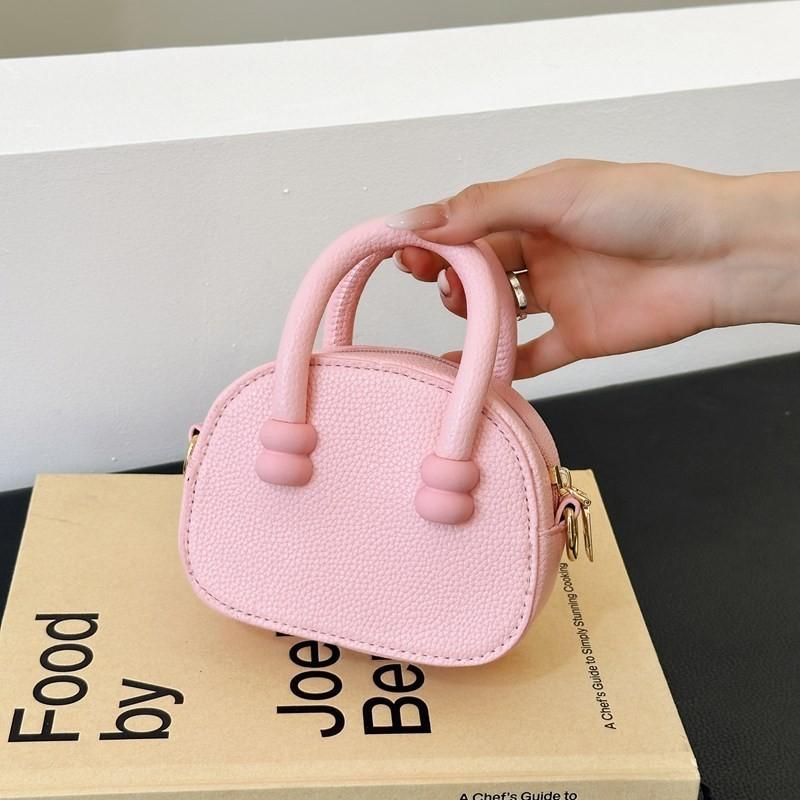 Cute Mini Shoulder Bag 2024 Spring Summer New Simple Solid Color Crossbody Bag In Chic Candy Colors