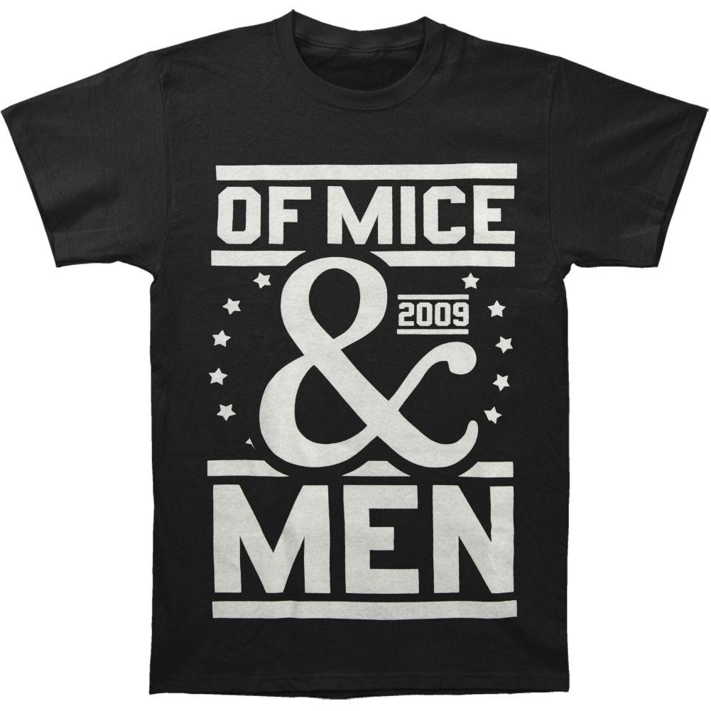 Men s Of Mice & Men Centennial T-shirt Large Black S