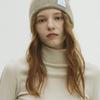 Between A and B Bubble Label Cashmere Wool Blended Beanie_3 Colors