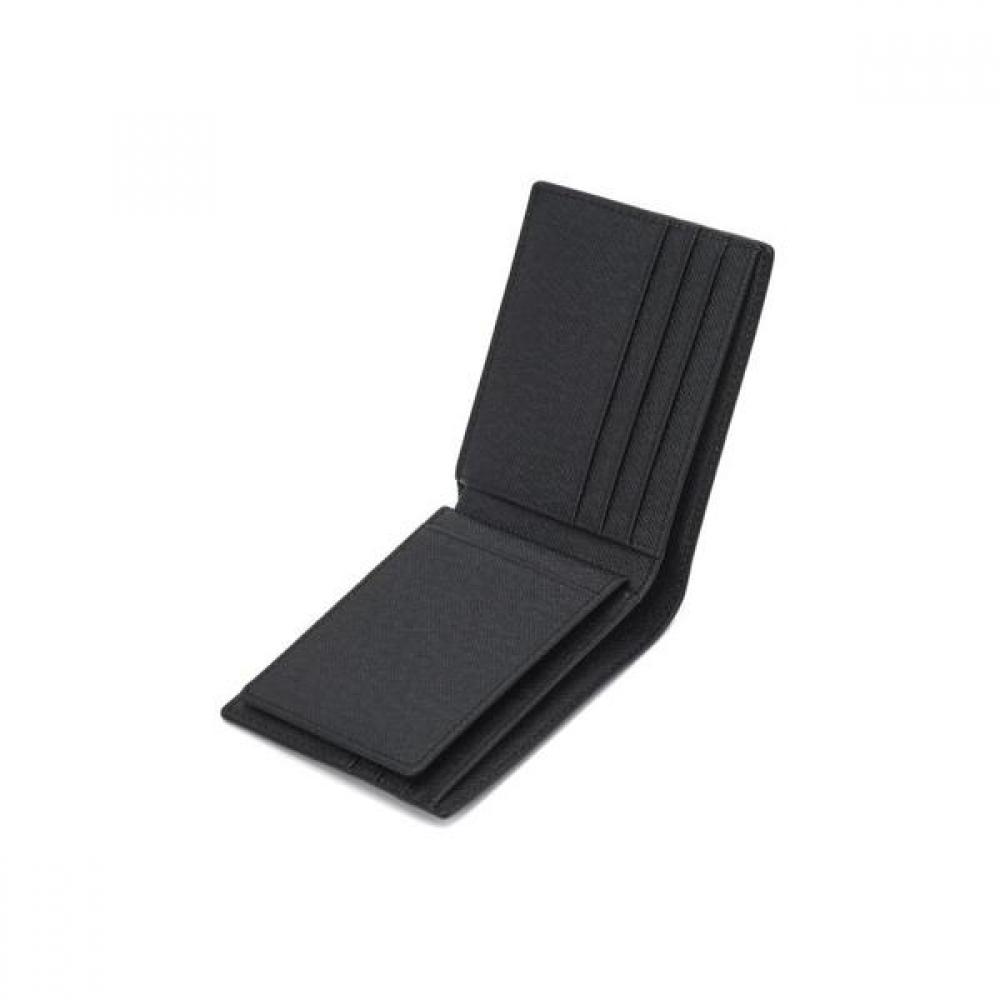 Daks Black Check Leather Wallet Dbwa2f093