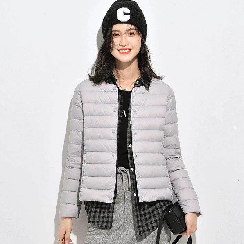 Women's Lightweight Soft Down Jacket - Warm, Fashionable Short Casual Outerwear for Autumn/Winter
