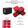 Transformable Dice Tower & Card Storage Box with Window Display for 100+ Double-Sleeved Cards - Ideal for Pokemon, Board Games, and RPGs