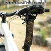 Silicone Bicycle Seatpost Fender Adjustable Lightweight Universal MTB Mountain Road Bike Seat Tube Mud Splash Guard Protector Bike Accessories