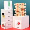 Montessori Alphabet Wooden Phonetic Reading Blocks Firs Production Process For Kids Toddlers