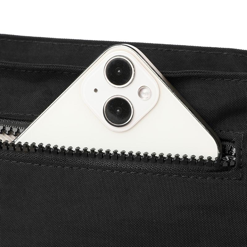 Damen Mehrschichtige Umhängetasche  Stilvolle einfarbige Geldbörse mit mehreren Fächern, perfekt für Pendeln, Reisen & Einkaufen