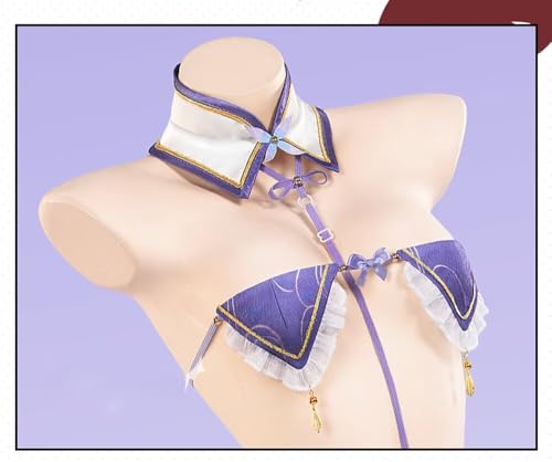 Lavender Shinano Cosplay Costume, Christmas Halloween Costume, Bikini (40-55kg), Size S/M