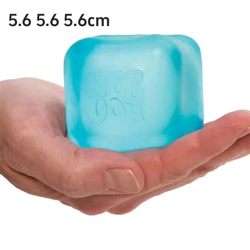 Schylling Nice‘Scube Sensory Fidget Cube Stress Relief Squishy Cube Anti-Anxiety Squeeze Object For Focus Adhd Populatio