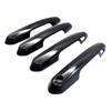 Nero Lucido Per Toyota Rav 4 2019-2025 Con (2 Serrature Intelligenti) Maniglia della Porta Guscio Decorativo Copertura Protettiva Finiture Accessori