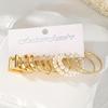 European and American hot-selling earrings set, simple earrings, versatile temperament, personalized high-end earrings 1 pair