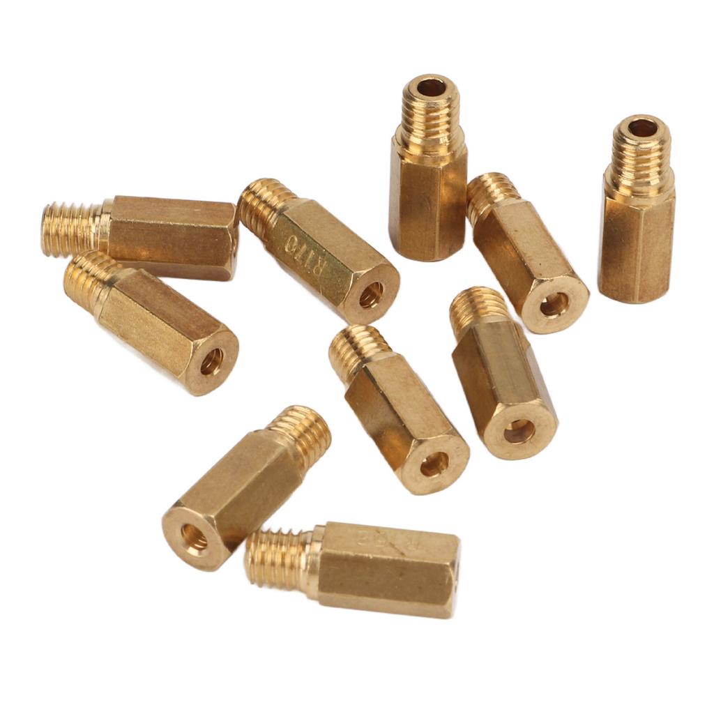 10pcs Carburetor Main Jet Kit Metal Carb Accessories Replacemet for Keihin FCR MX PWK PWM PE PJ 155‑178