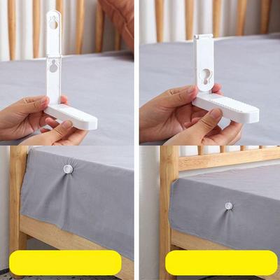 4pcs Bed Sheet Holders For Corners Adjustable Fitted Sheet Keepers Household Invisible Bed Sheet Holder Non-Slip Gripper