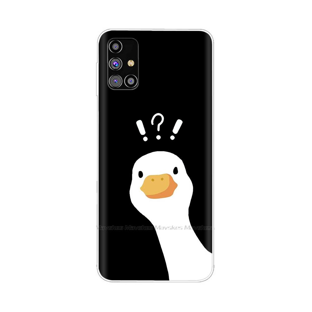 For Samsung Galaxy M51 Case SM-M515F Phone Case Creative Full Protection TPU Back Cover For Samsung M51 M 51 Soft Silicone Funda