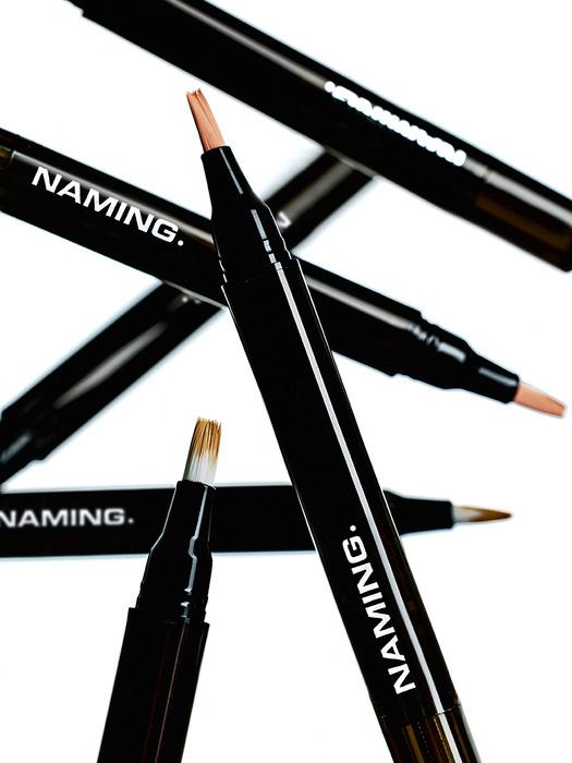 NAMING. Skin Fit Concealer Brush Duo