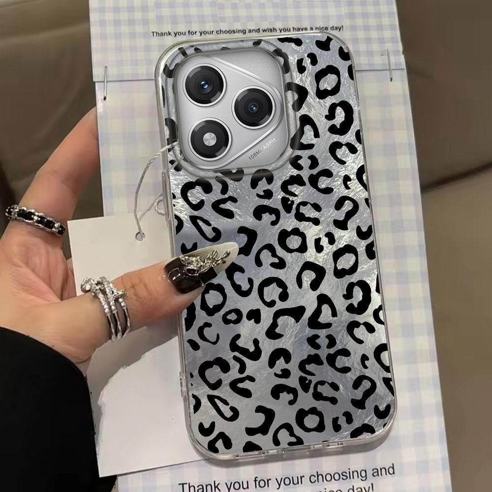 Blue Background Leopard Phone Case for Honor 400 200 90 Smart Pro Magic7 6 5 70 Lite X9a X9c X9b X8b X8a X8c X7c X7b X6c Cover