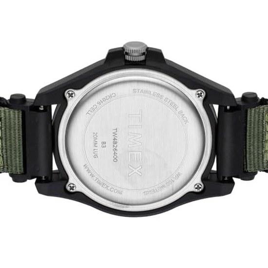 TIMEX Expedition Watch Quartz 10 ATM Water Resistant Plastic Black Dial TW4B26400 Mens