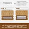 Cord Organizer Box Hand-woven Wire Storage Box Breathable Cable Hider Box Cord Hider Wire Box Desktop Data Line Plug Holders