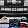 1 Set CD Panel Function Switch Cover Trim For Mercedes Benz A/B/CLA/GLA Class