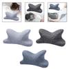 Cervical and Neck Pillow Ergonomic Comfortable Cushion Memory Foam Pillow Office Nap Pillow for Camping Office Driver Travel
