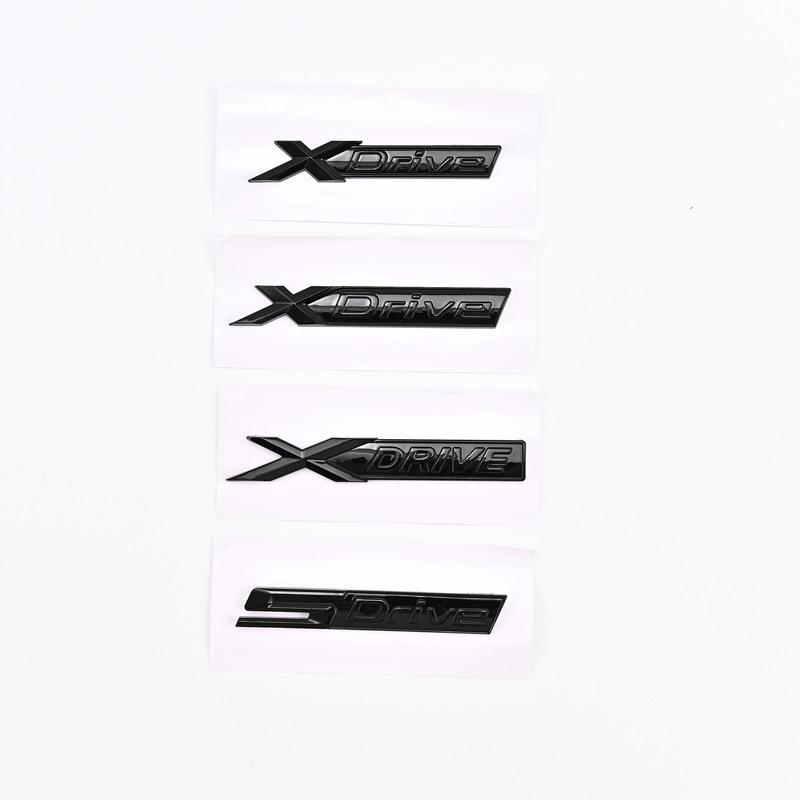 Compatible BMW 4WD xDrive/sDrive Car Tail Badges for 3, 5, 7 Series