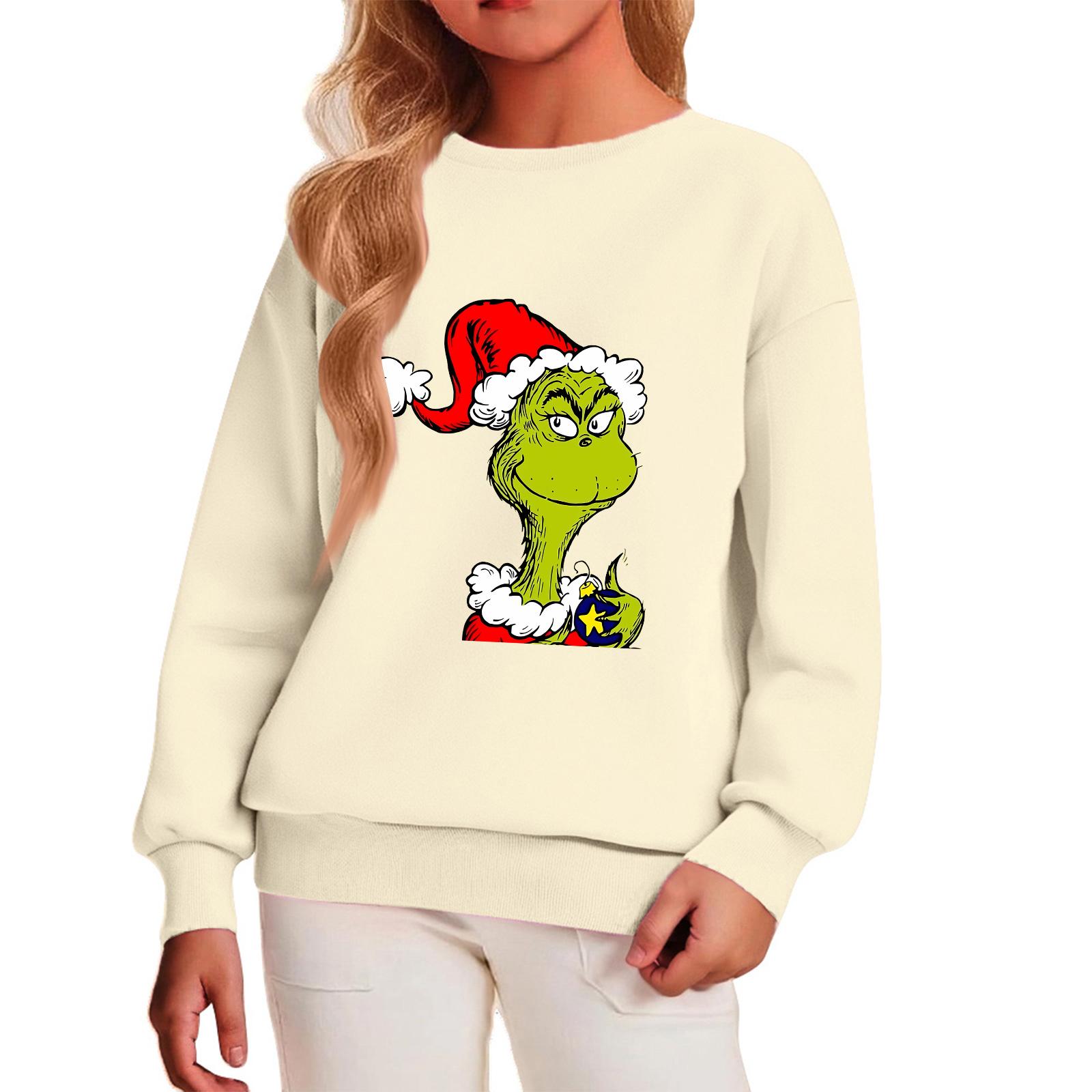 

Детский повседневный пуловер с круглым вырезом и принтом, с длинными рукавами и капюшоном 100