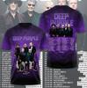 Deep Purple Tour 2026 Koszulka 3D Daty Koncertów Pełny Rozmiar Do 6XL PP2694