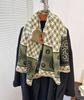 Printing Fashion Luxury  Designer Winter Women Scarf Cashmere Thicken Warm Shawl Pashmina Scarves Poncho Wrap Ladies